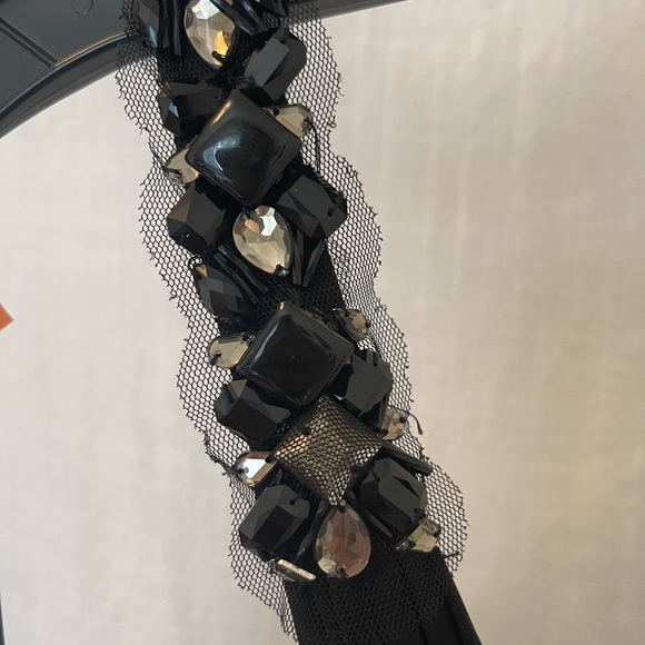 Bcbgmaxaria column black gown with one shoulder size Small - Picture 7 of 10